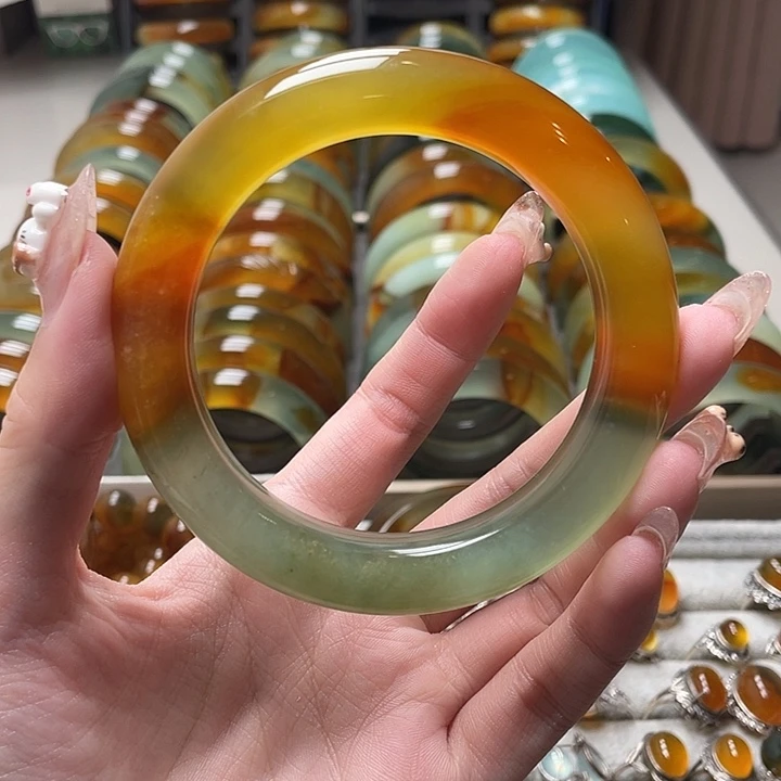 未镶嵌蛇纹石玉手镯62