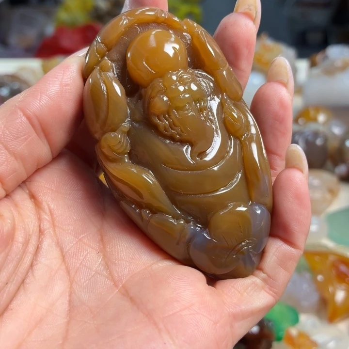 玛瑙/玉髓未镶嵌吊坠(不含链)