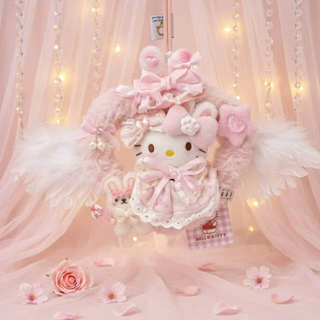 正版三丽鸥hellokitty包包挂件心动兔兔七夕礼物闺密男友毛绒挂件
