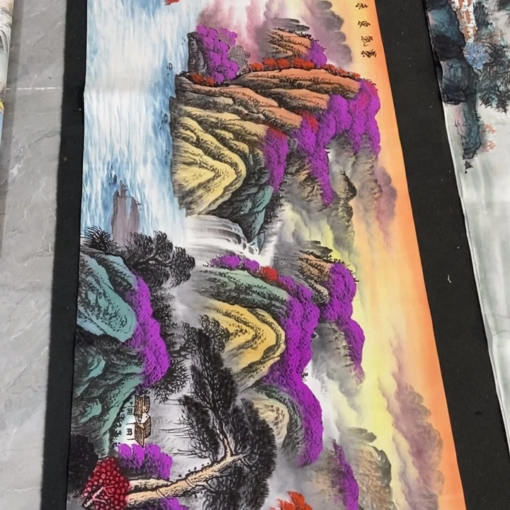 枕书斋画廊的直播间