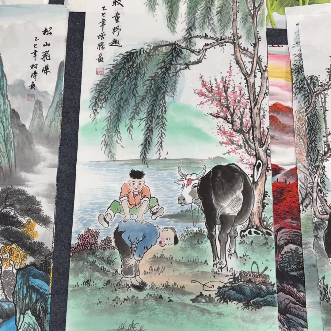 国画100×50画画画画