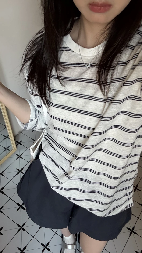 Sister’s present/条纹罩衫百搭款