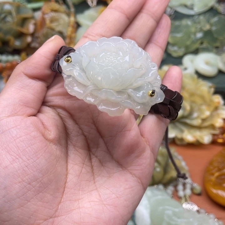 蛇纹石玉手牌合金