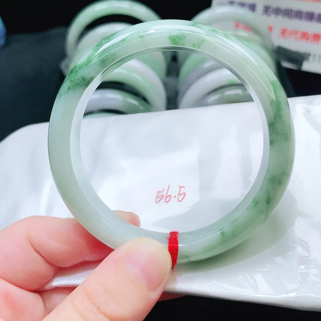 翡翠未镶嵌手镯Y7