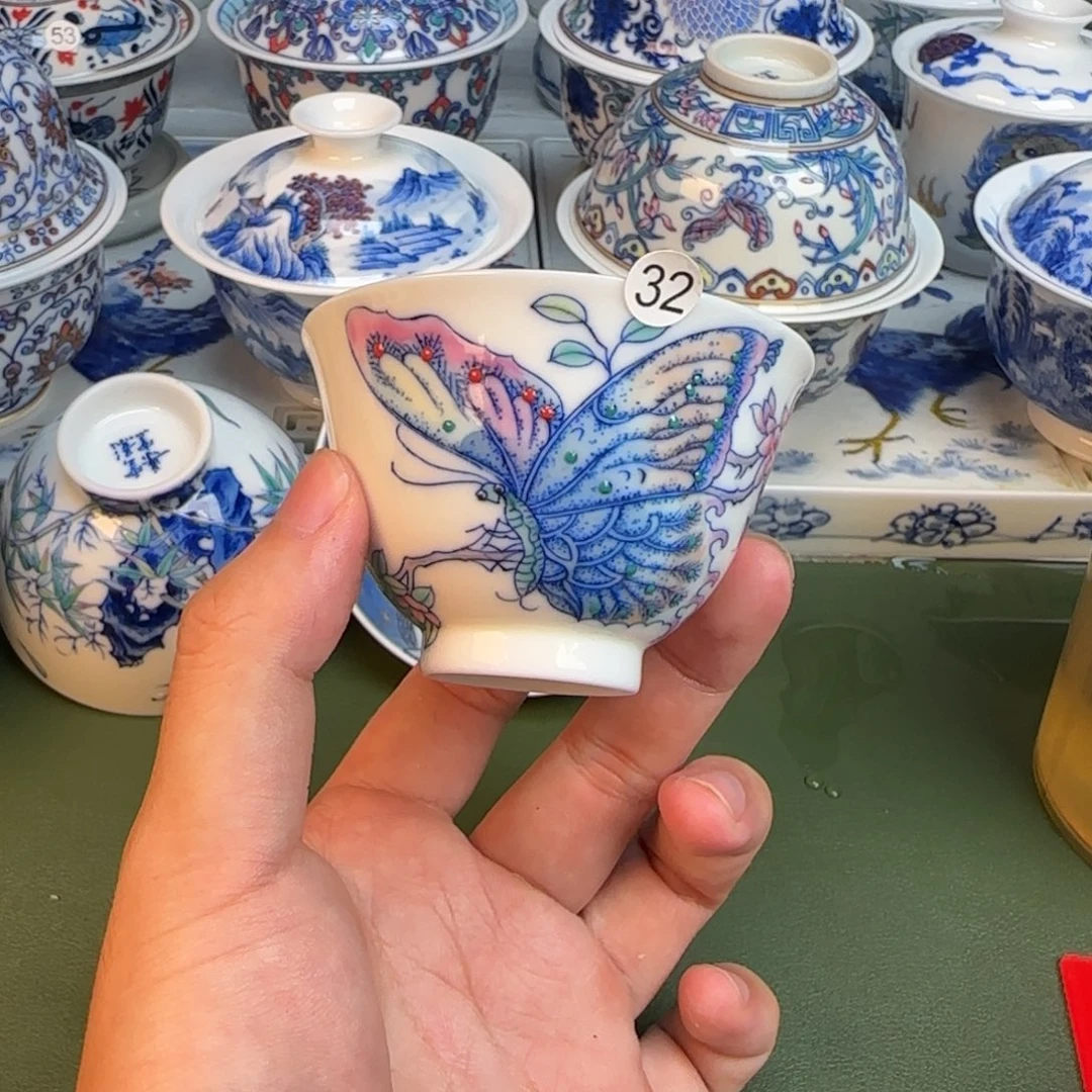 彦祖纯手工手绘茶具32