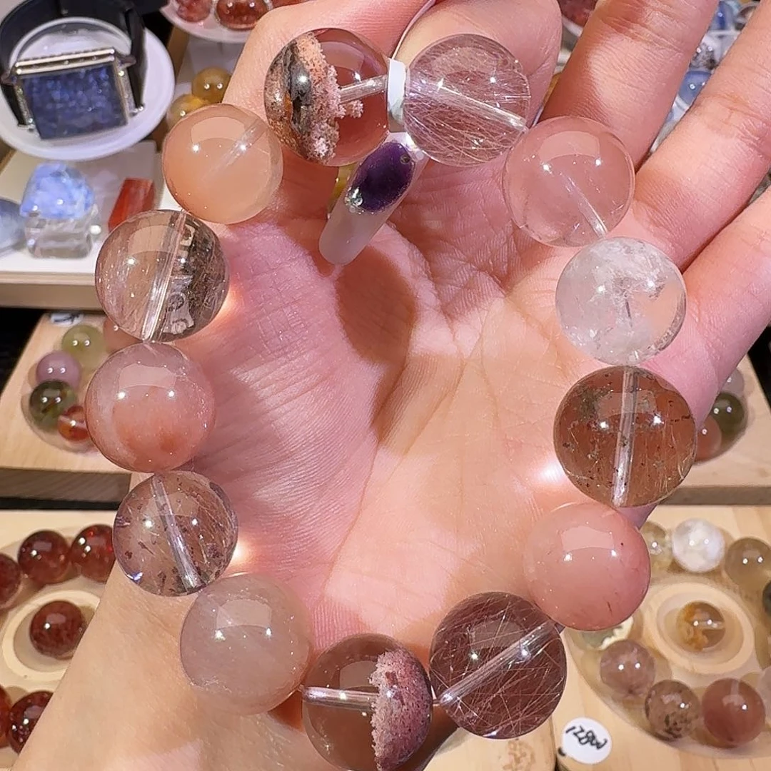 水晶手链未镶嵌天然水晶多宝手串2