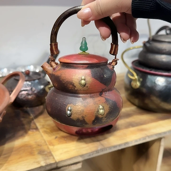 *****紫铜手工制作葫芦一张打