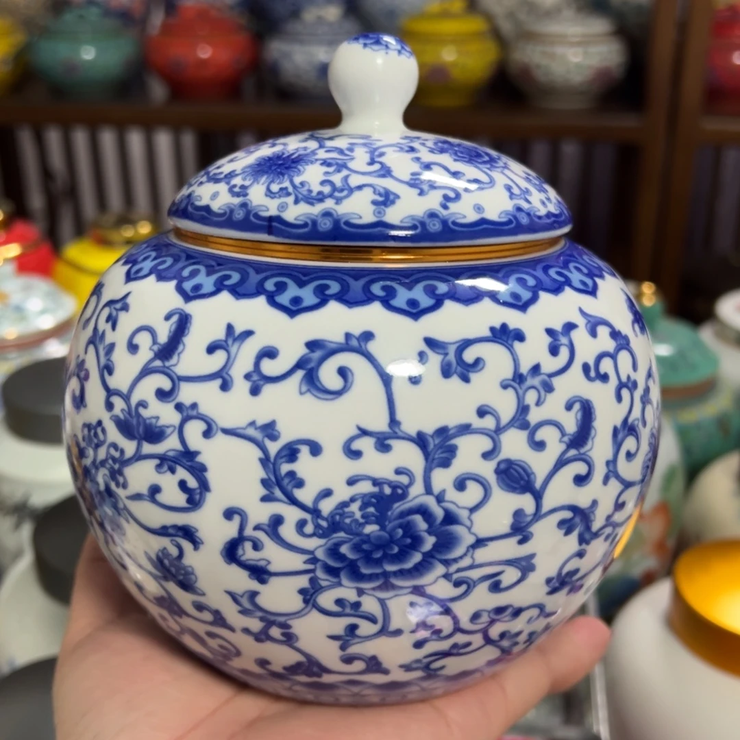 陶瓷密封罐茶叶罐