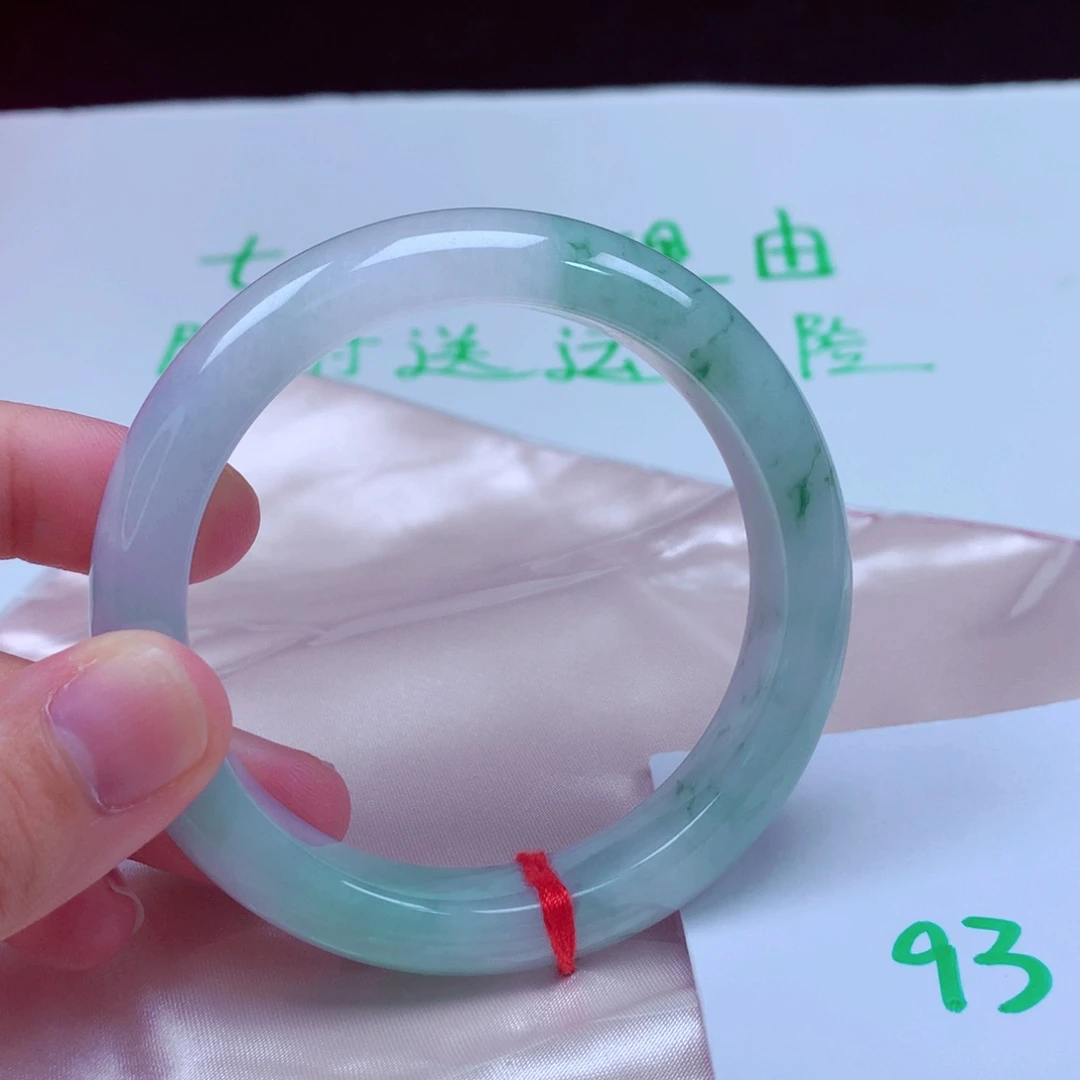 未镶嵌手镯翡翠缅甸天然A货翡翠手镯58.5
