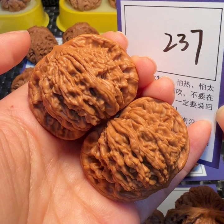文玩核桃把件237狮虎兽45