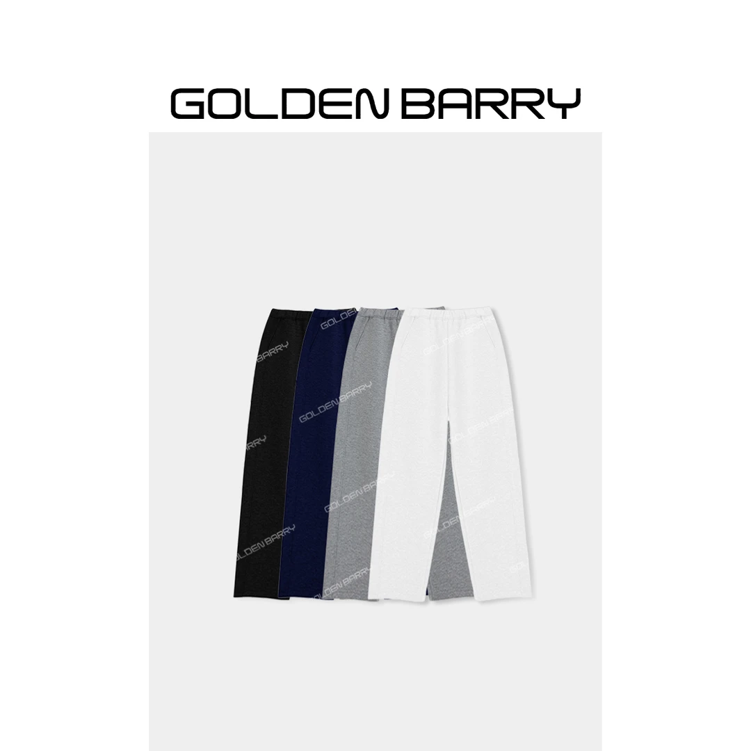 GOLDENBARRY|555070/-1“空气裤”显瘦通勤潮流垂感空气层萝卜裤