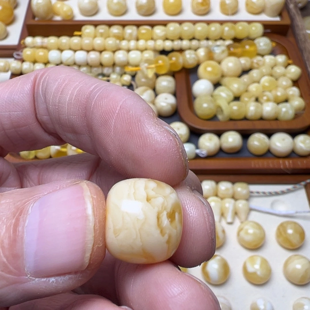 济***泽琥珀未镶嵌裸石琥珀蜜蜡