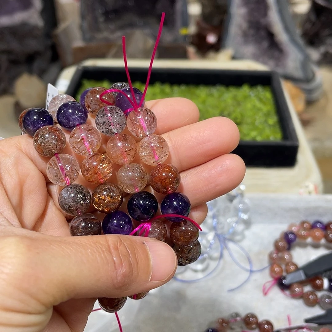 水晶手串10m m未镶嵌多样性发1⃣️条j c 775