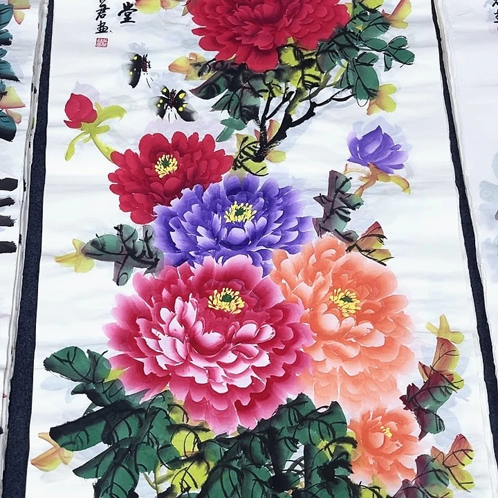 她家都是手绘作品