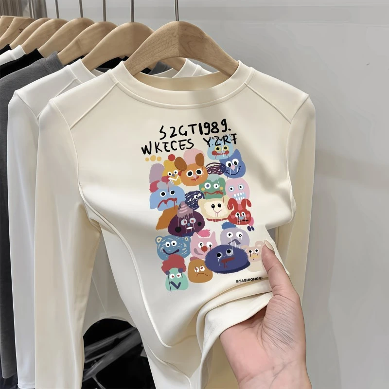 女童男童长袖t恤儿童打底衫内搭小女孩洋气韩范衣服儿童长袖t恤