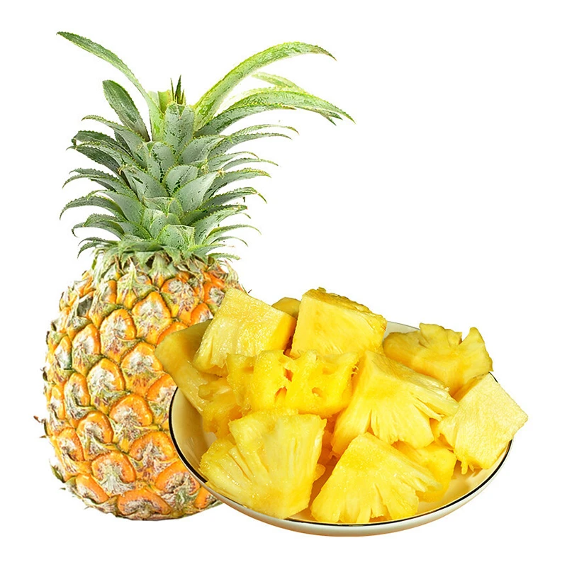 海南金钻凤梨整果 500g    切盒请备注鲜果切小时达