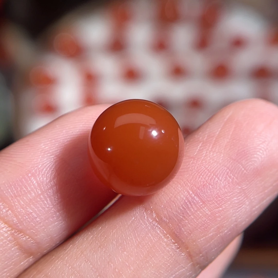 南红玛瑙未镶嵌圆珠 11.8mm 不换退