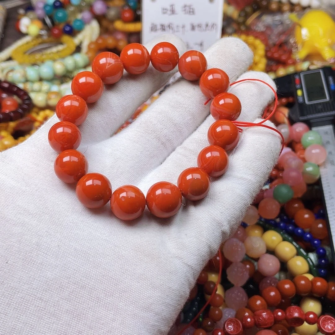 玛瑙/玉髓手链合金品**生48653