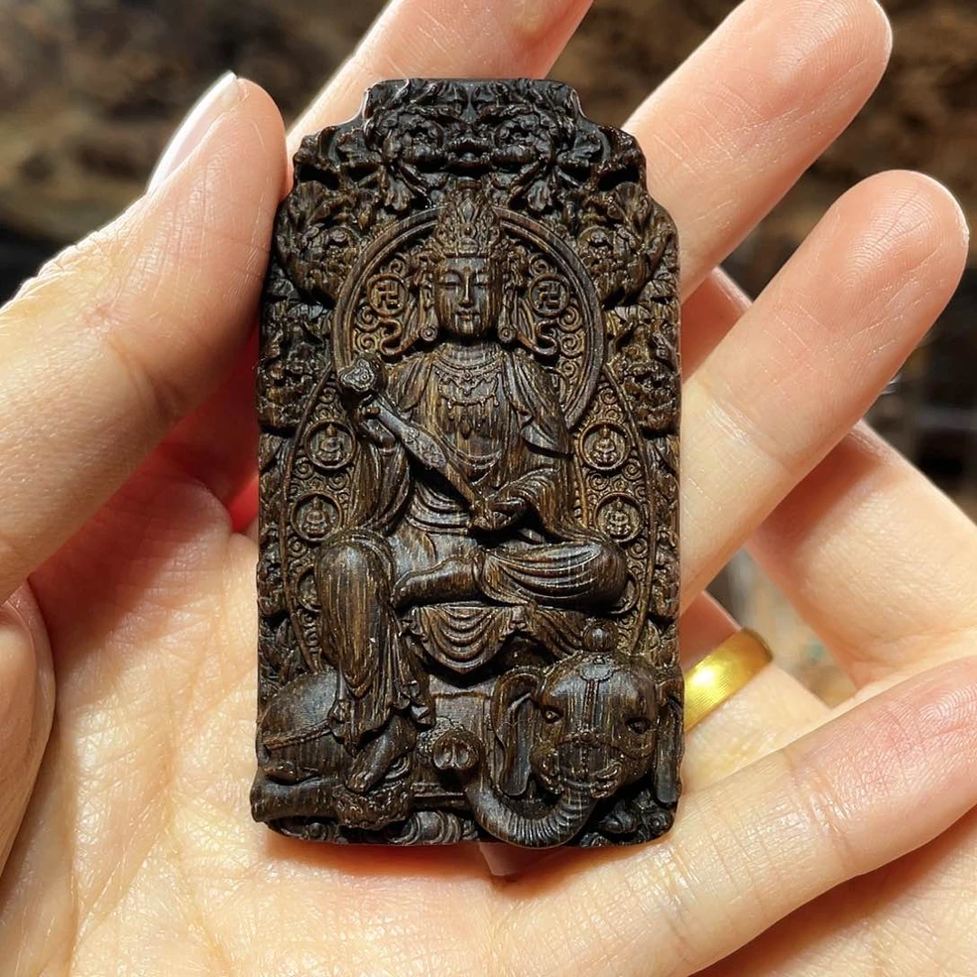 【闪购商品】沉香木吊坠多****4越南富森红土沉香