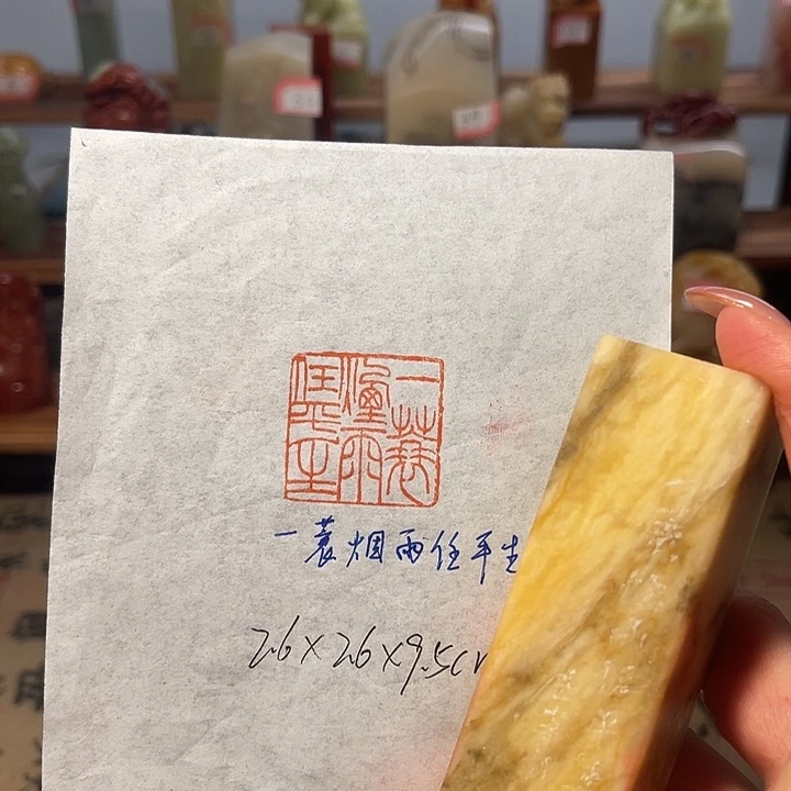 青田石印石一蓑烟雨任平生