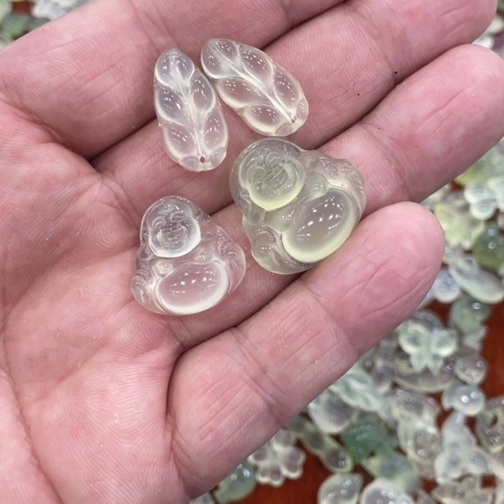 蛇纹石玉合金颈饰