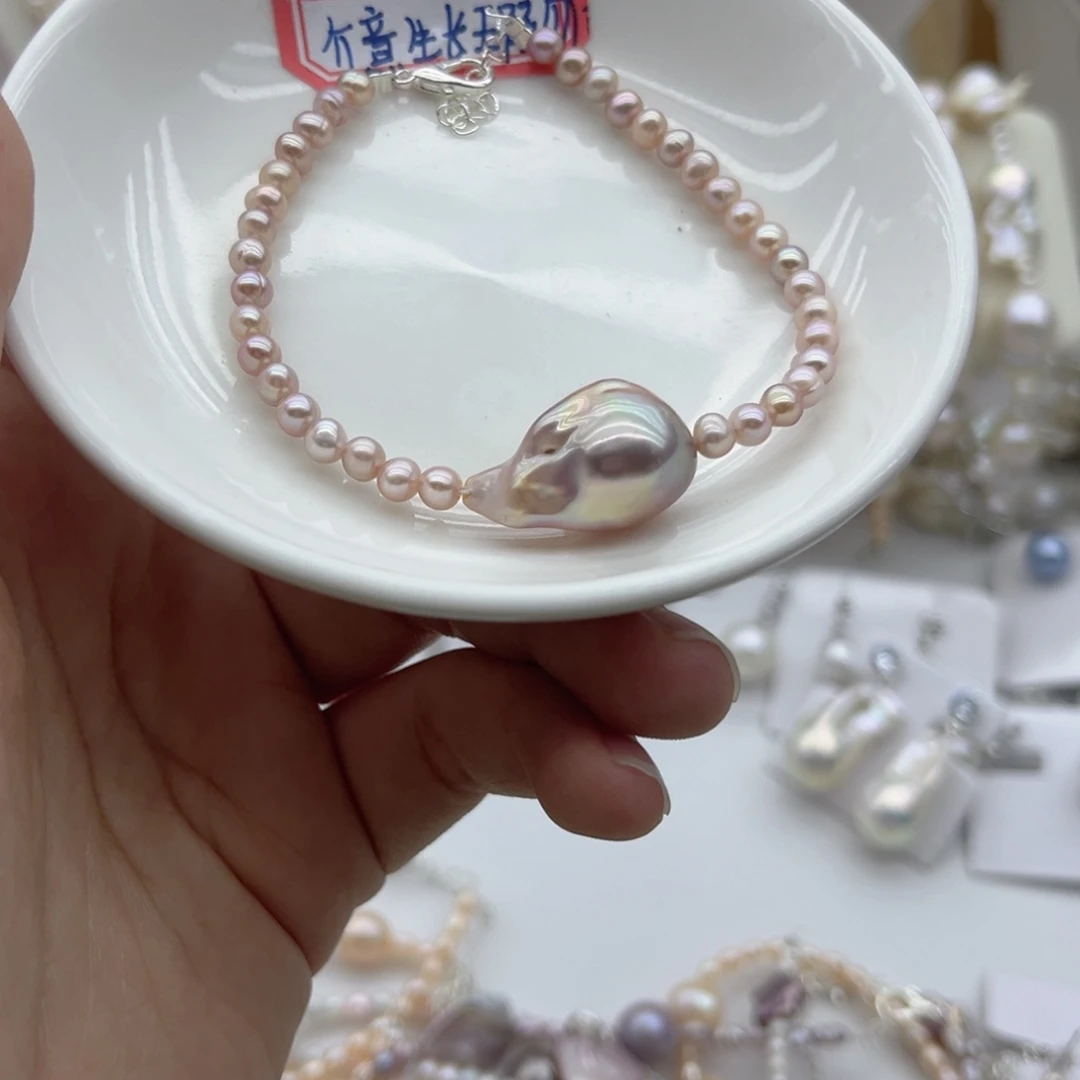 未镶嵌颈饰淡水珍珠