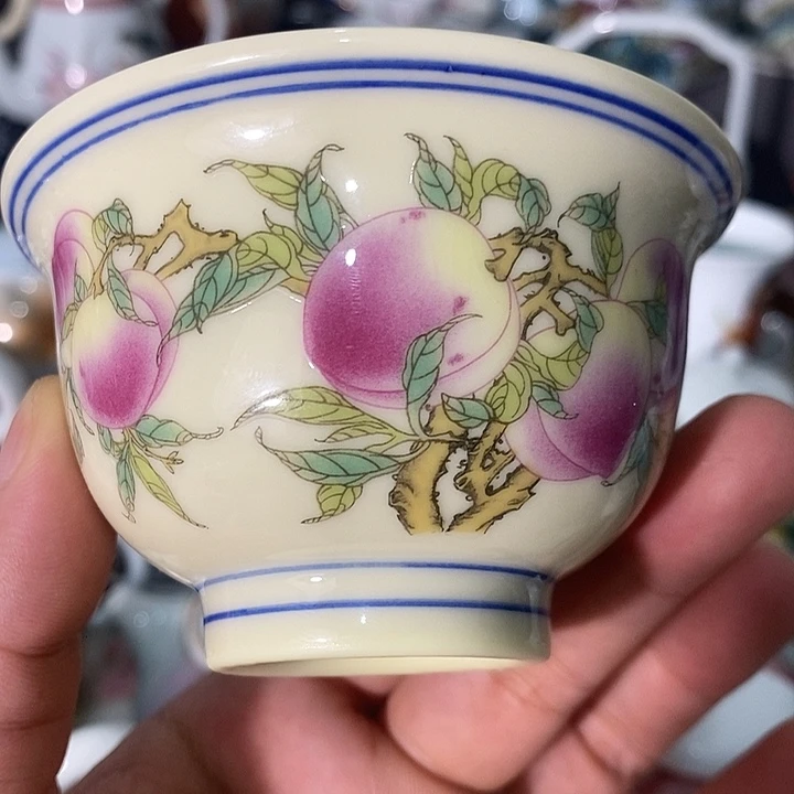 摆件景德镇陶瓷主人杯14455