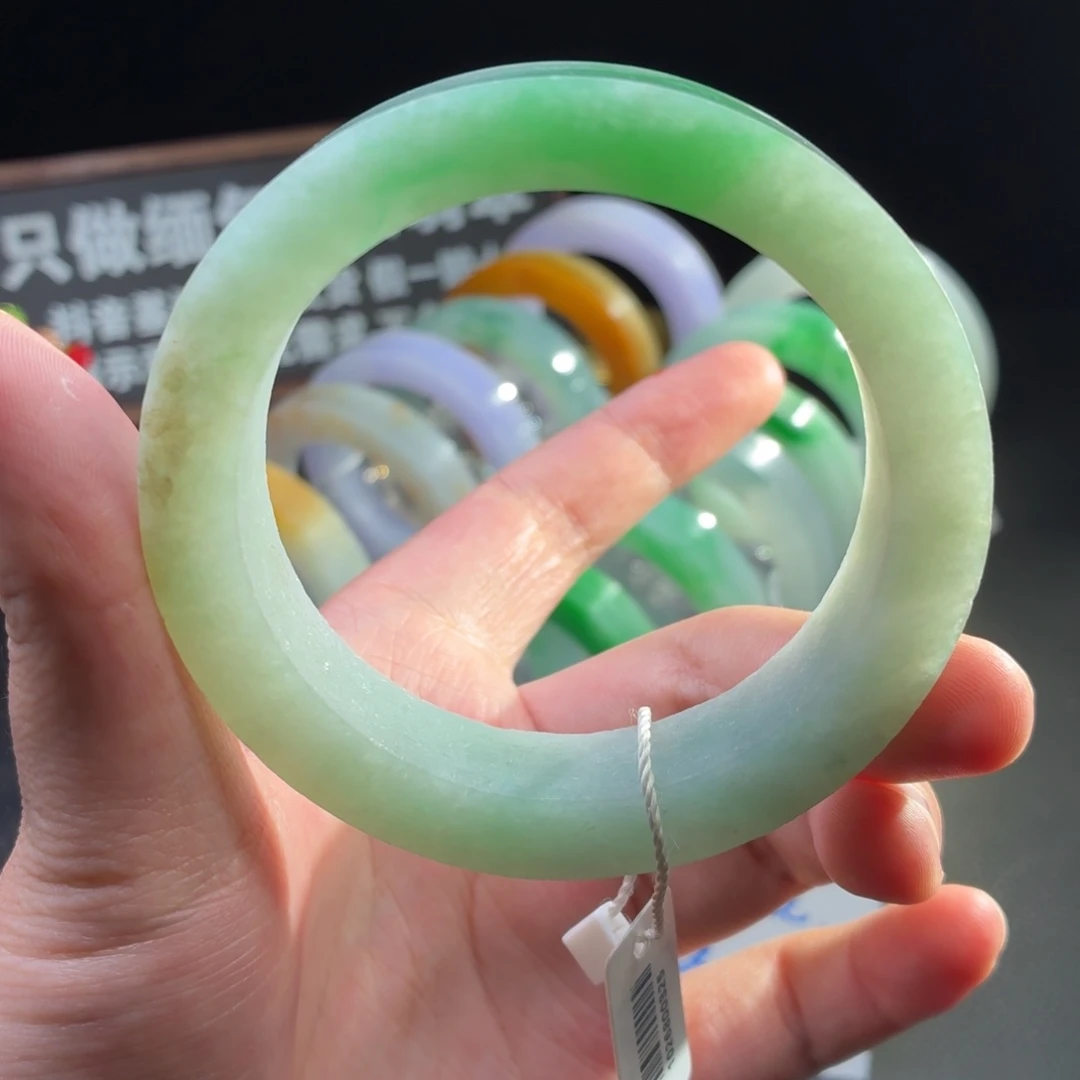 未镶嵌手镯定制翡翠13定制不退不换