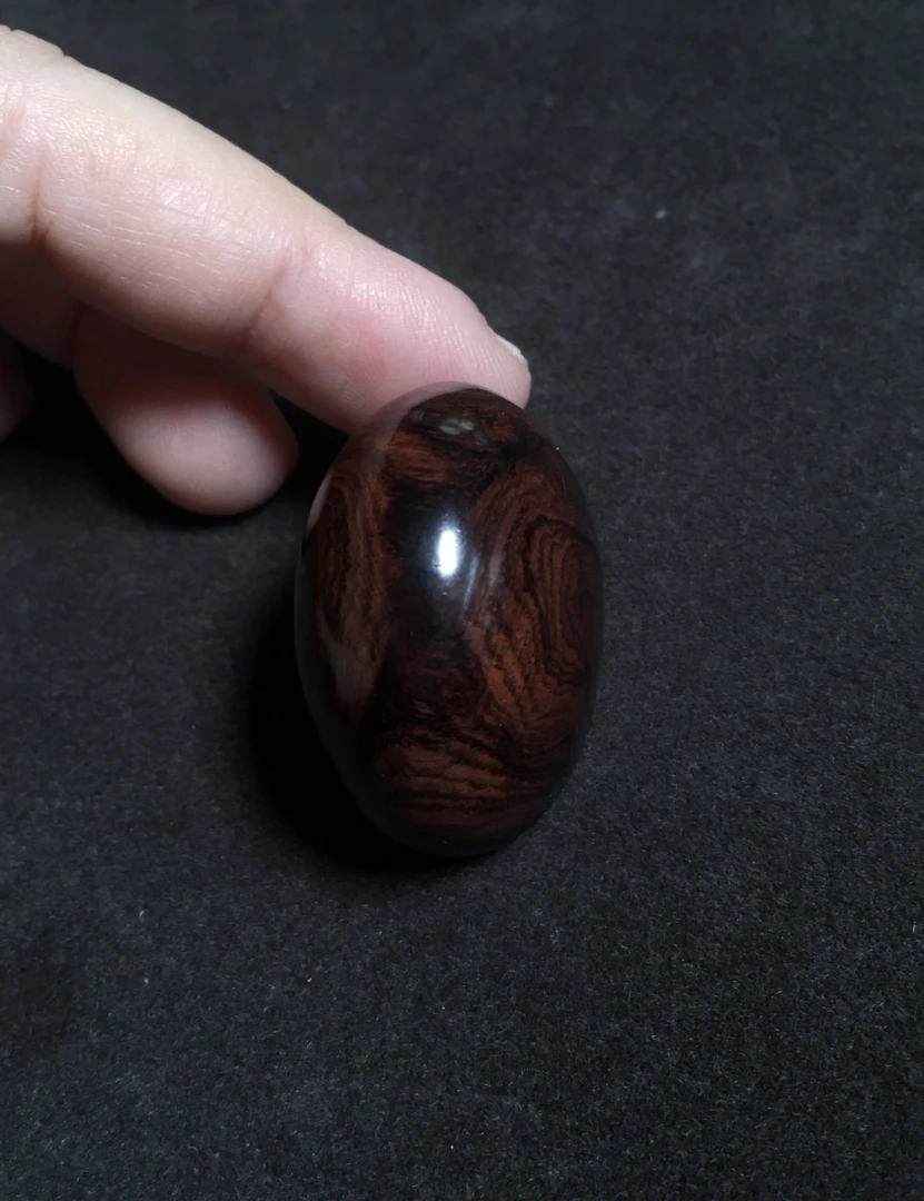 【一物一拍】FS富甲海南黄花梨油梨正心鬼脸富甲把件