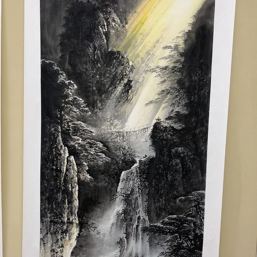 红***月国画黎俸禄荣宝斋金袍原作