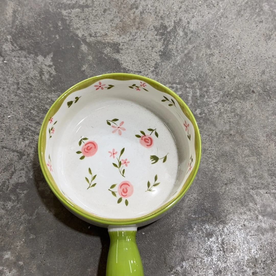 陶摆件高温陶瓷釉下彩微瑕！2个