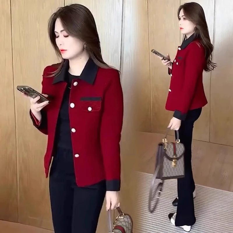 早春小香风外套女小个子2025新款爆款时尚洋气百搭休闲夹克衫上衣