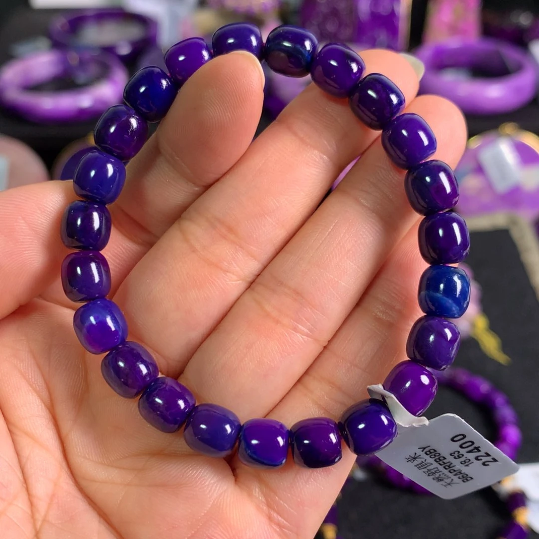 未镶嵌苏纪石（舒俱来）幻彩桶珠手链