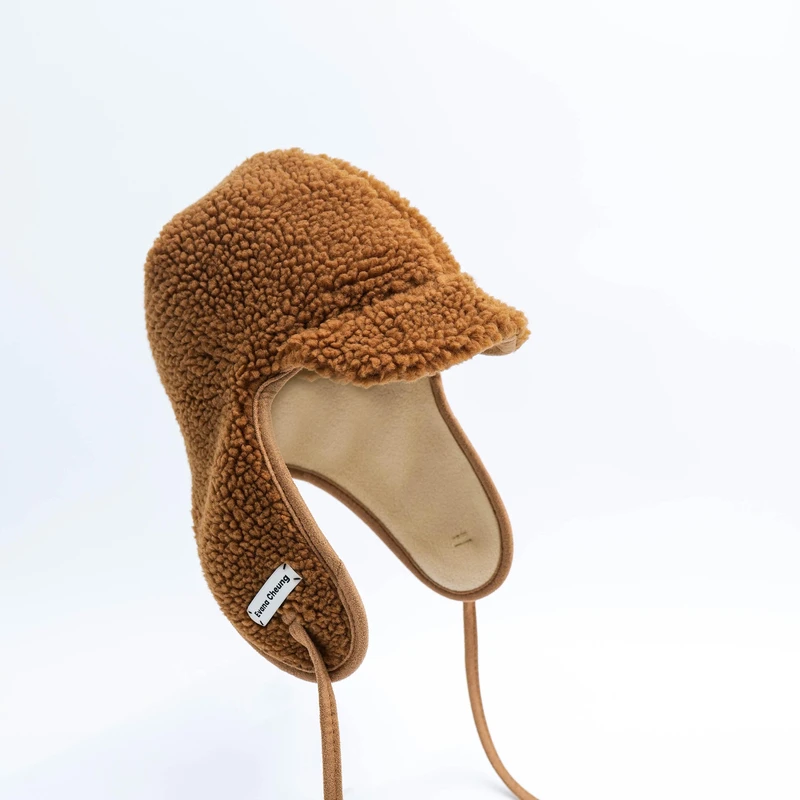 澳洲设计师品牌EvanaCheung【茸耳朵】系列 羊羔帽