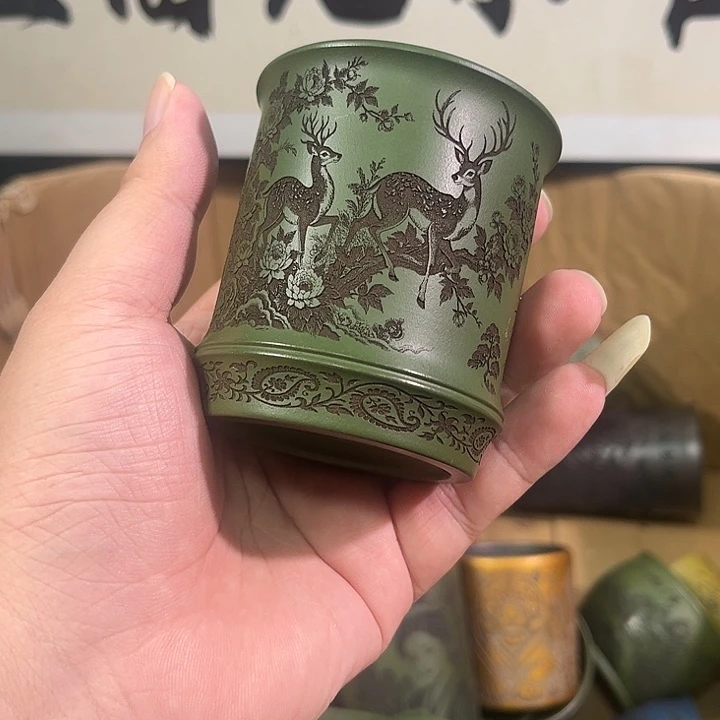 茶杯紫砂全手工紫砂主人杯