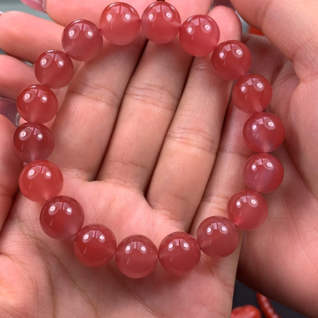 南红玛瑙手串未镶嵌