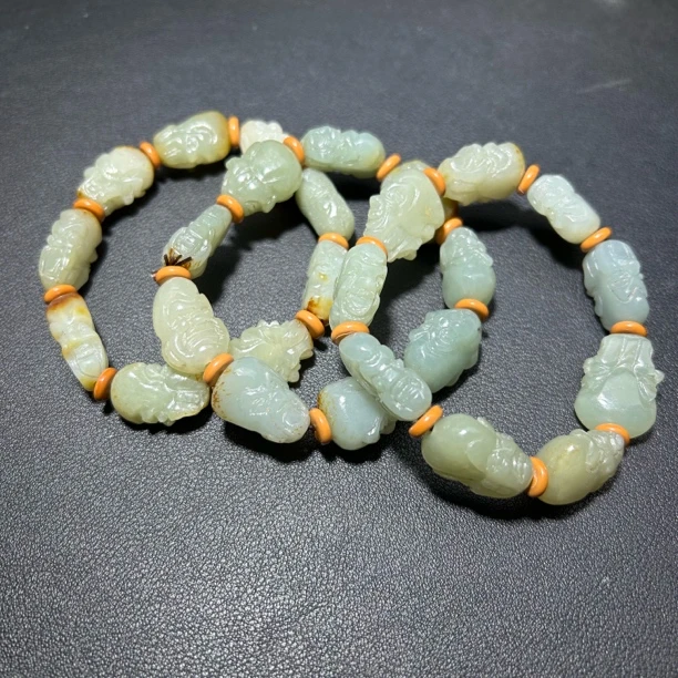 新疆和田玉 十八罗汉 基地质检 一物一证 拍一发一多样性发货