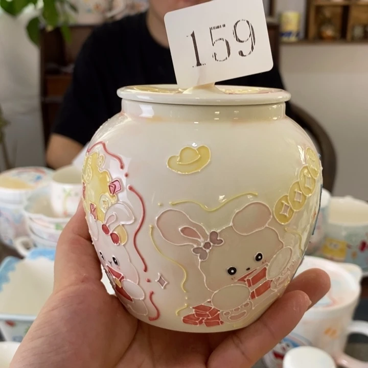 瓷片景德镇釉下彩手绘