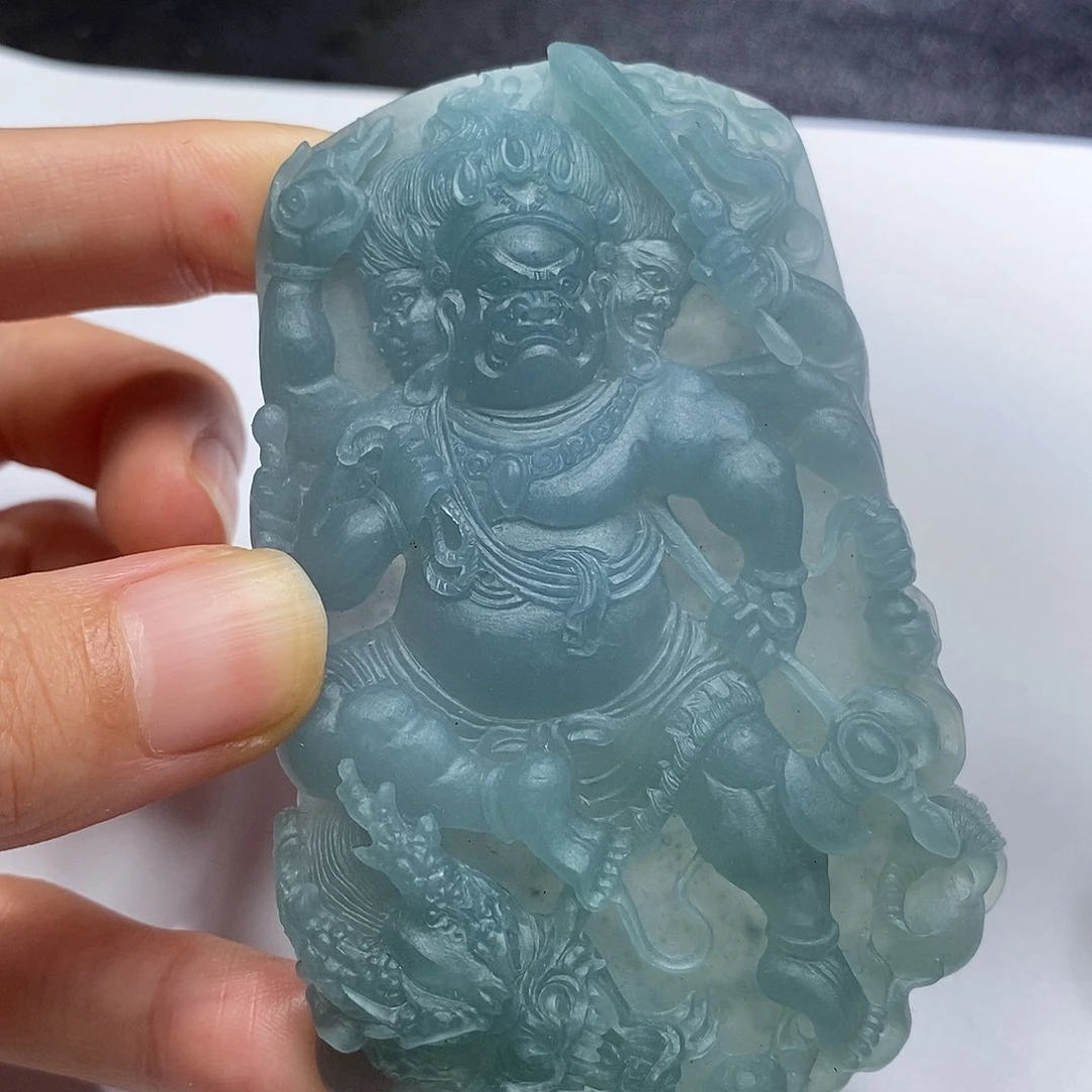鱼***堂未镶嵌定制翡翠定制翡翠不退不換