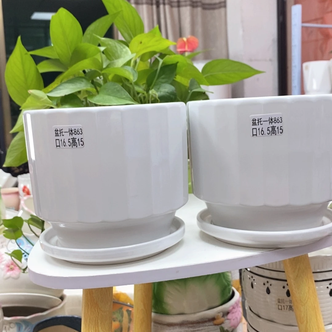 @夏西陶瓷花盆@@5863
