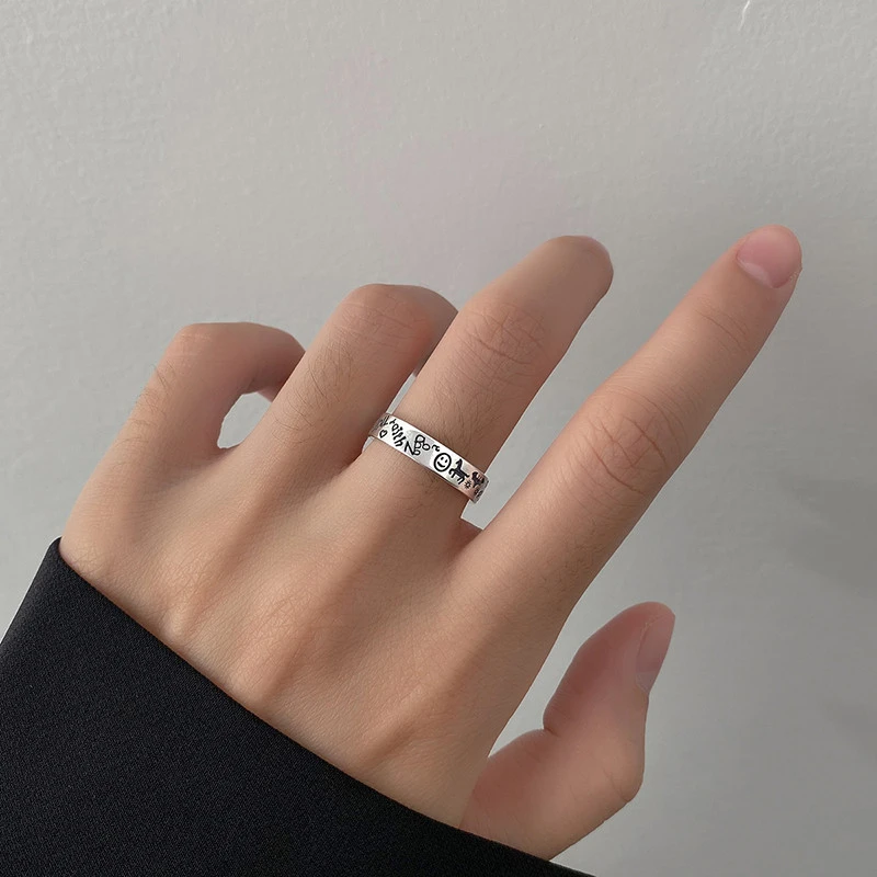 花纹戒指复古风个性潮流精致简约百搭饰品高级感精美轻奢