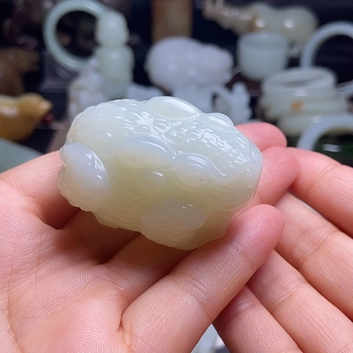 和田玉未镶嵌吊坠(不含链)