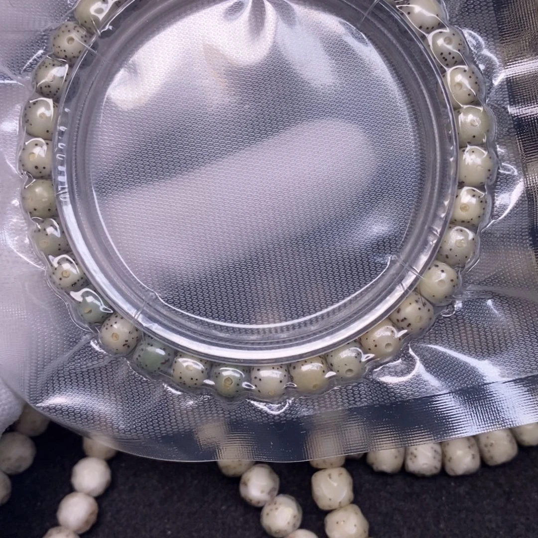 吊坠星月菩提大眼睛桶珠单圈7*6