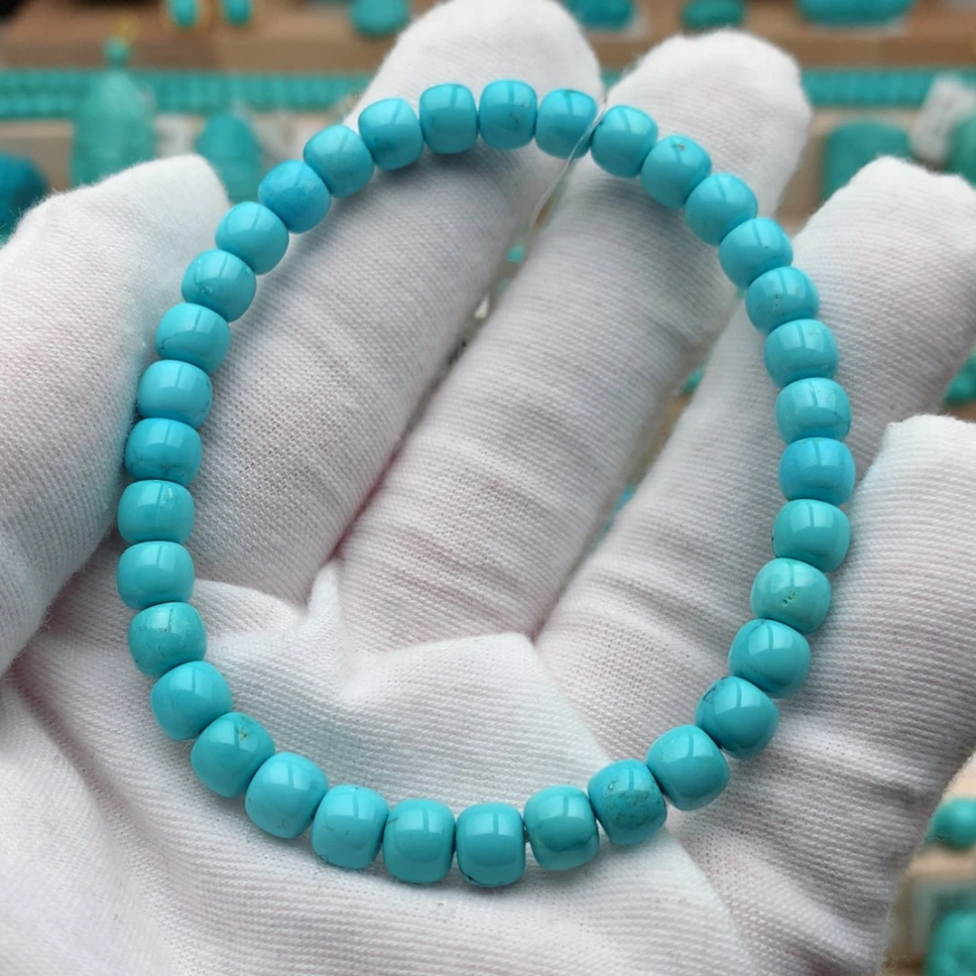 绿松石未镶嵌珠宝奇石6mm