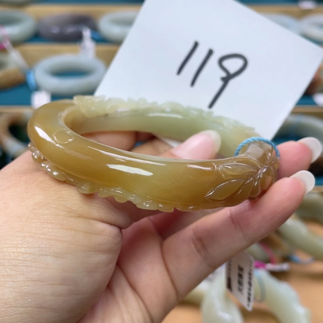 未镶嵌手镯和田玉圈口59