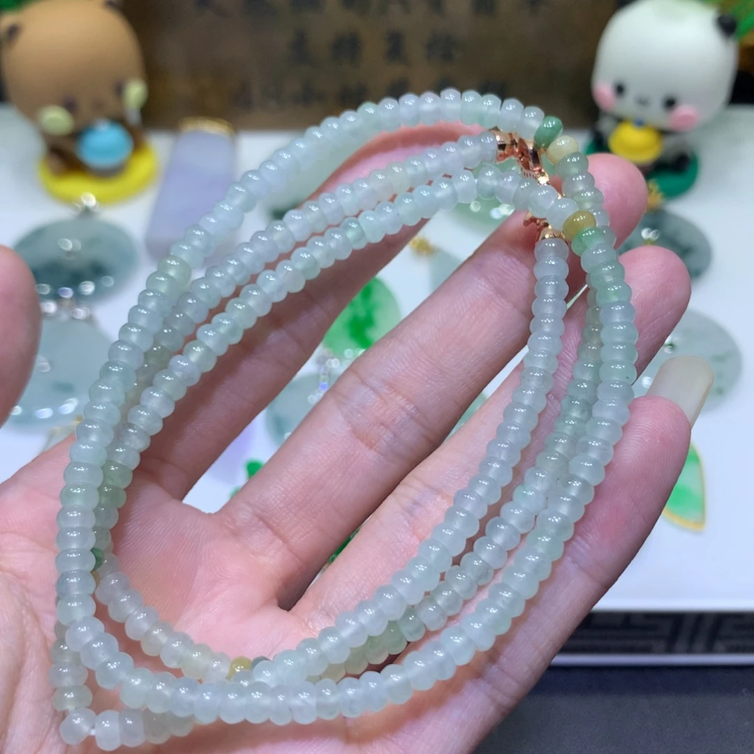 翡翠未镶嵌项链211