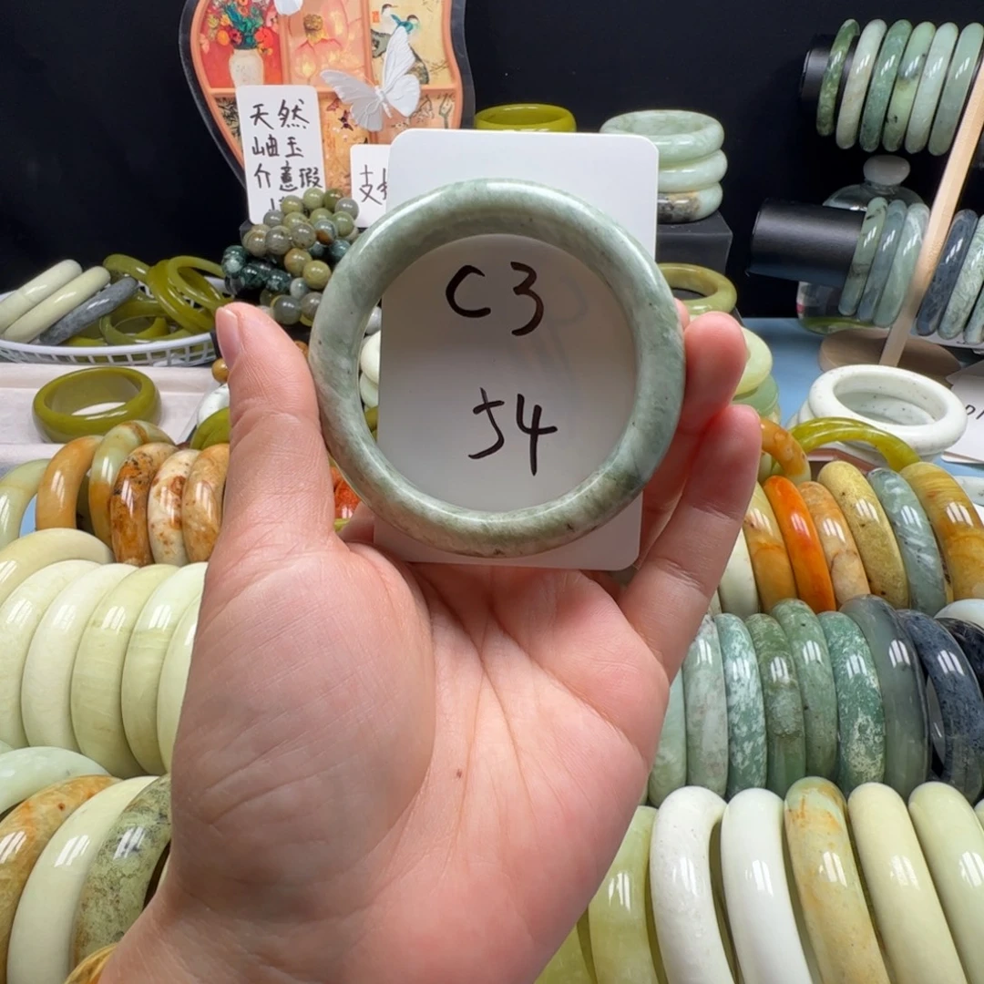 蛇纹石玉合金手镯