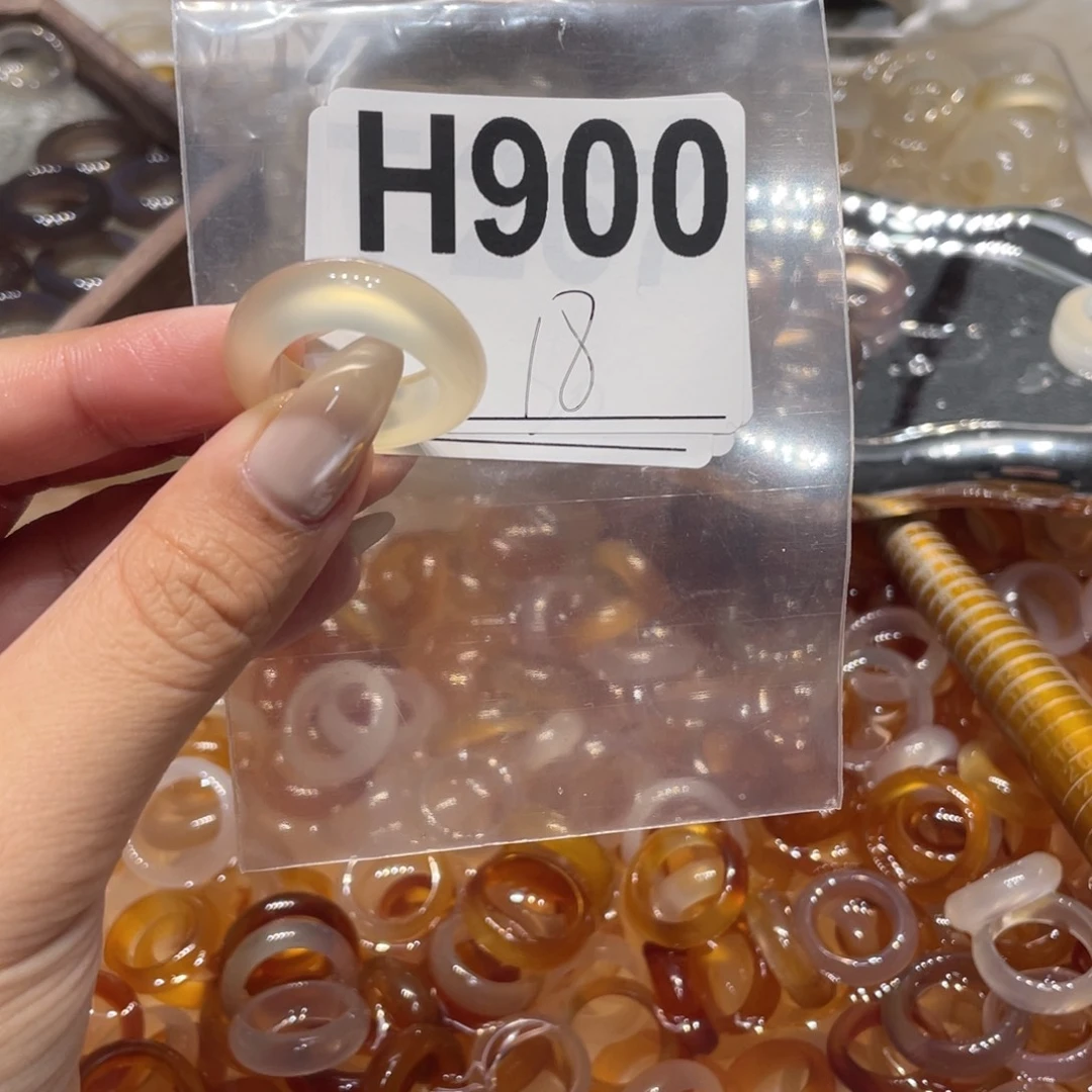 玛瑙/玉髓未镶嵌戒指900