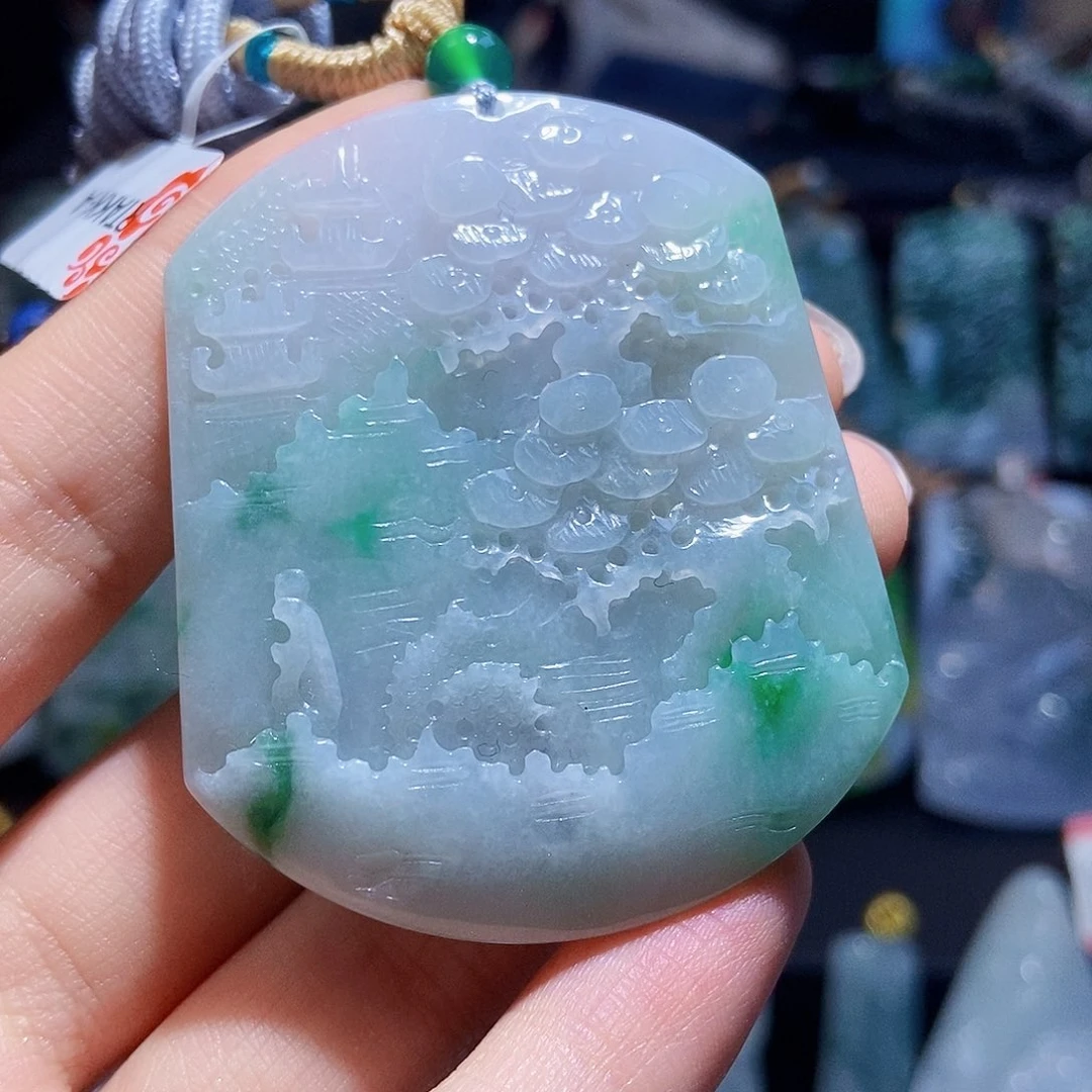 颈饰未镶嵌翡翠翡翠
