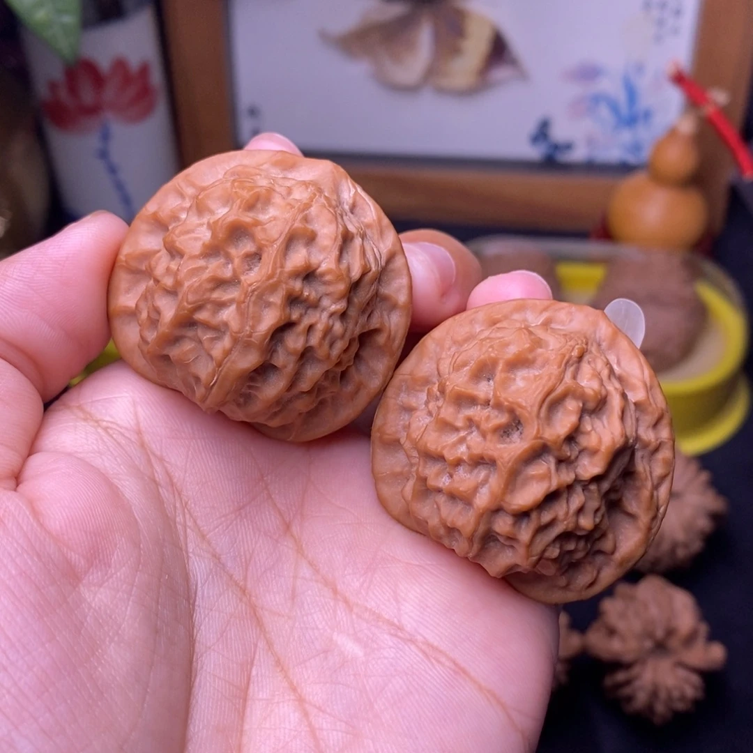 文玩核桃把件39瓷娃娃